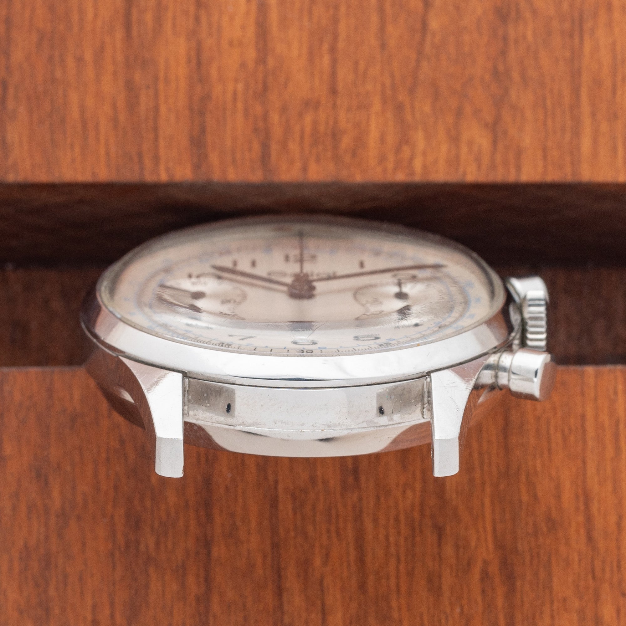 Gallet Multichron 45 Chronograph - "No Lume" - Near Mint/*Unpolished*