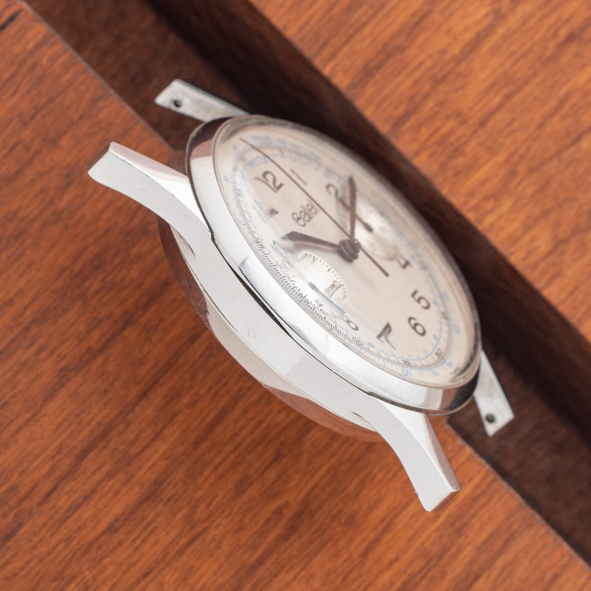 Gallet Multichron 45 Chronograph - "No Lume" - Near Mint/*Unpolished*