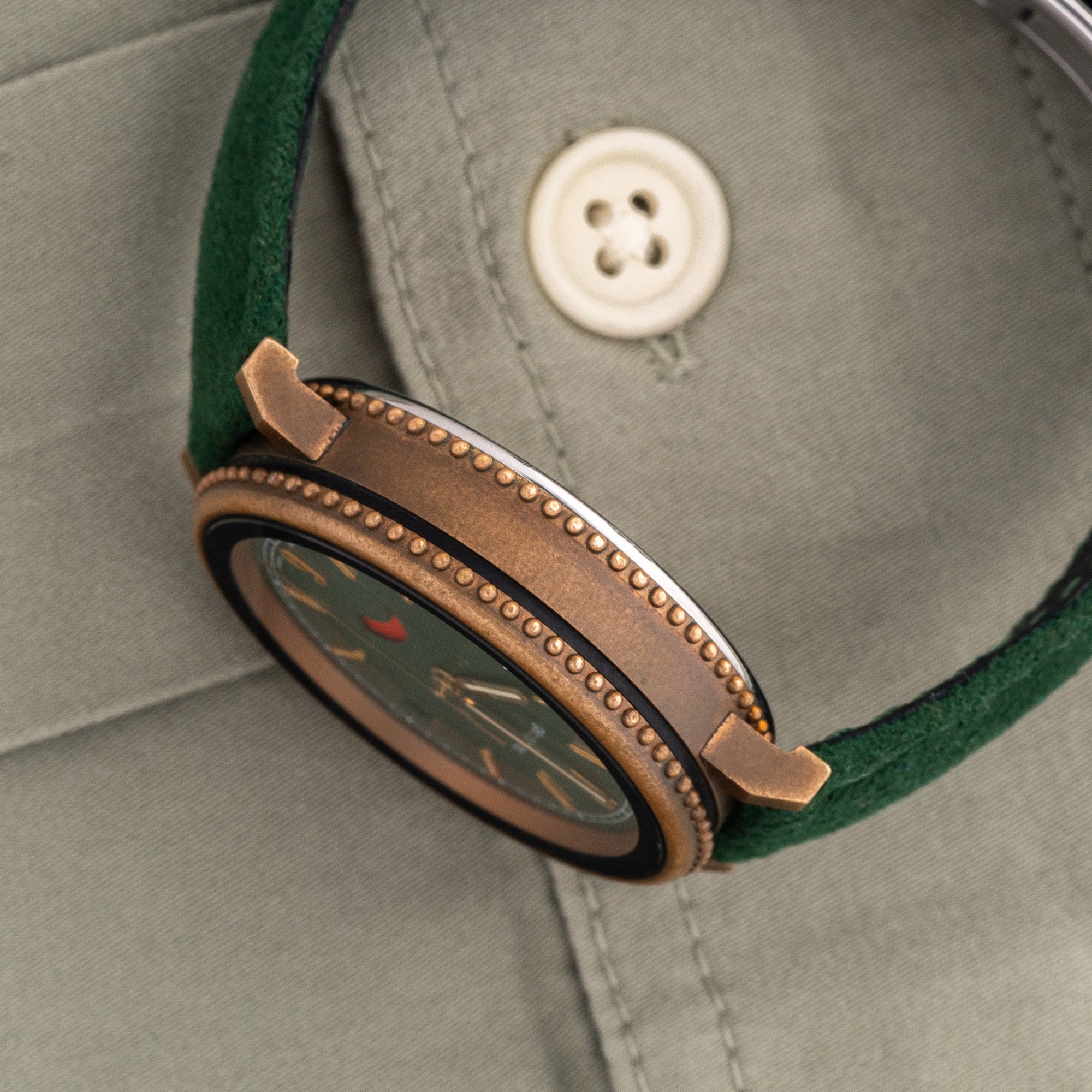 Gerald Genta Gefica Reserve de Marche "Bronze Safari" - Unique/Mint - PENDING