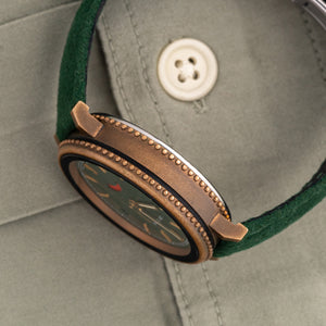 Gerald Genta Gefica Reserve de Marche "Bronze Safari" - Unique/Mint - PENDING