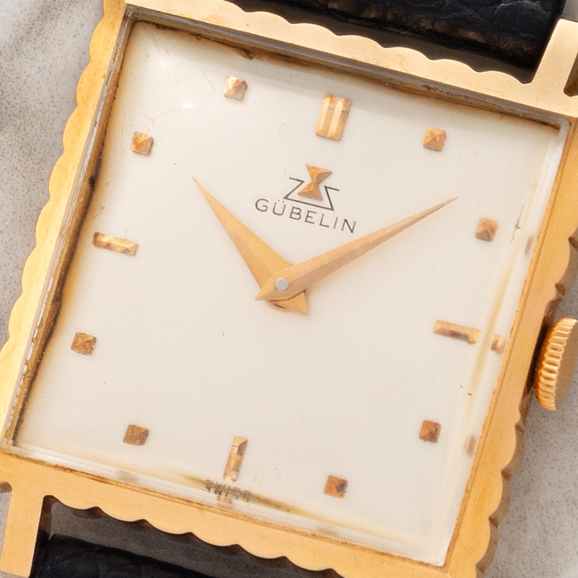 Gübelin Square Dress Watch - 18k Pink Gold