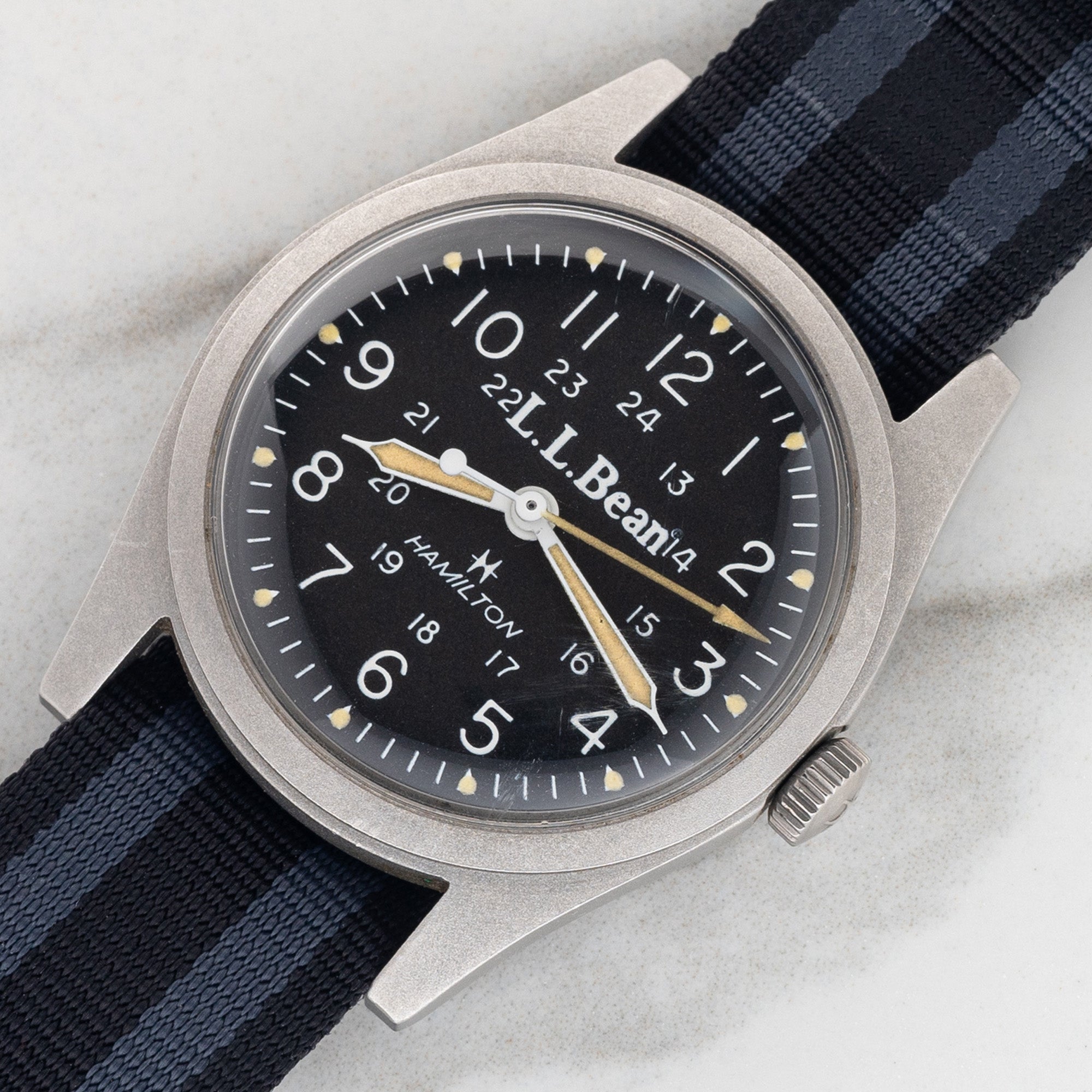 Hamilton Khaki Field w/L.L. Bean Signed Dial
