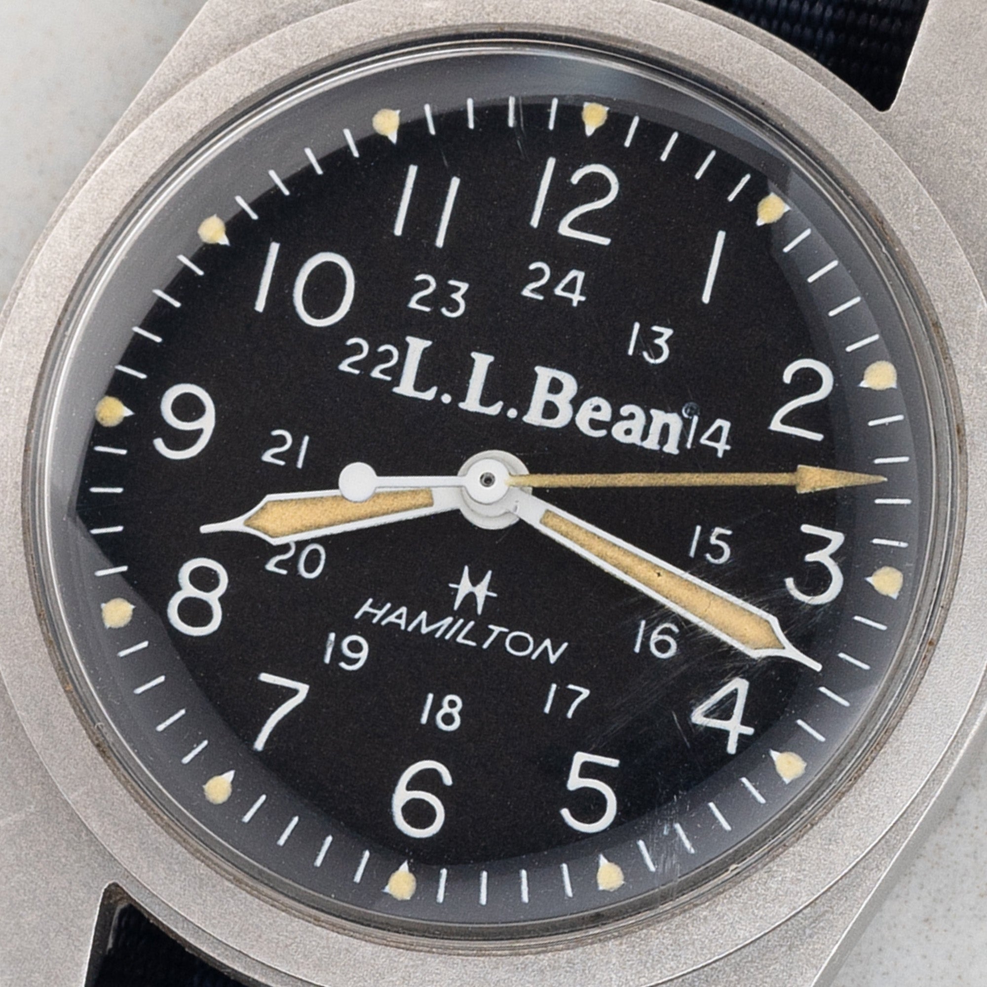 Hamilton Khaki Field w/L.L. Bean Signed Dial