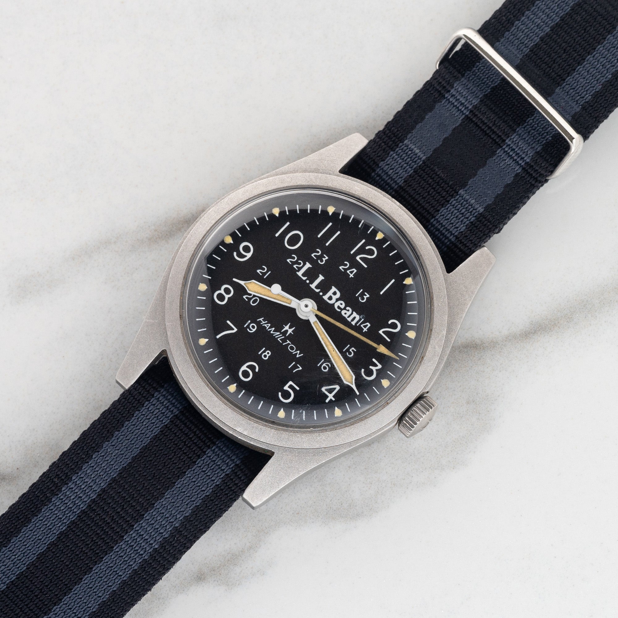 Hamilton Khaki Field w/L.L. Bean Signed Dial