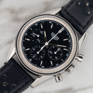 Heuer Carrera CS3111 - 1964 Re-Edition - Full Set/*Unpolished*