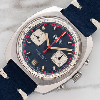 Heuer Chronograph 905 w/Blue Dial - Rare