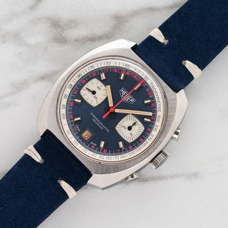 Heuer Chronograph 905 w/Blue Dial - Rare