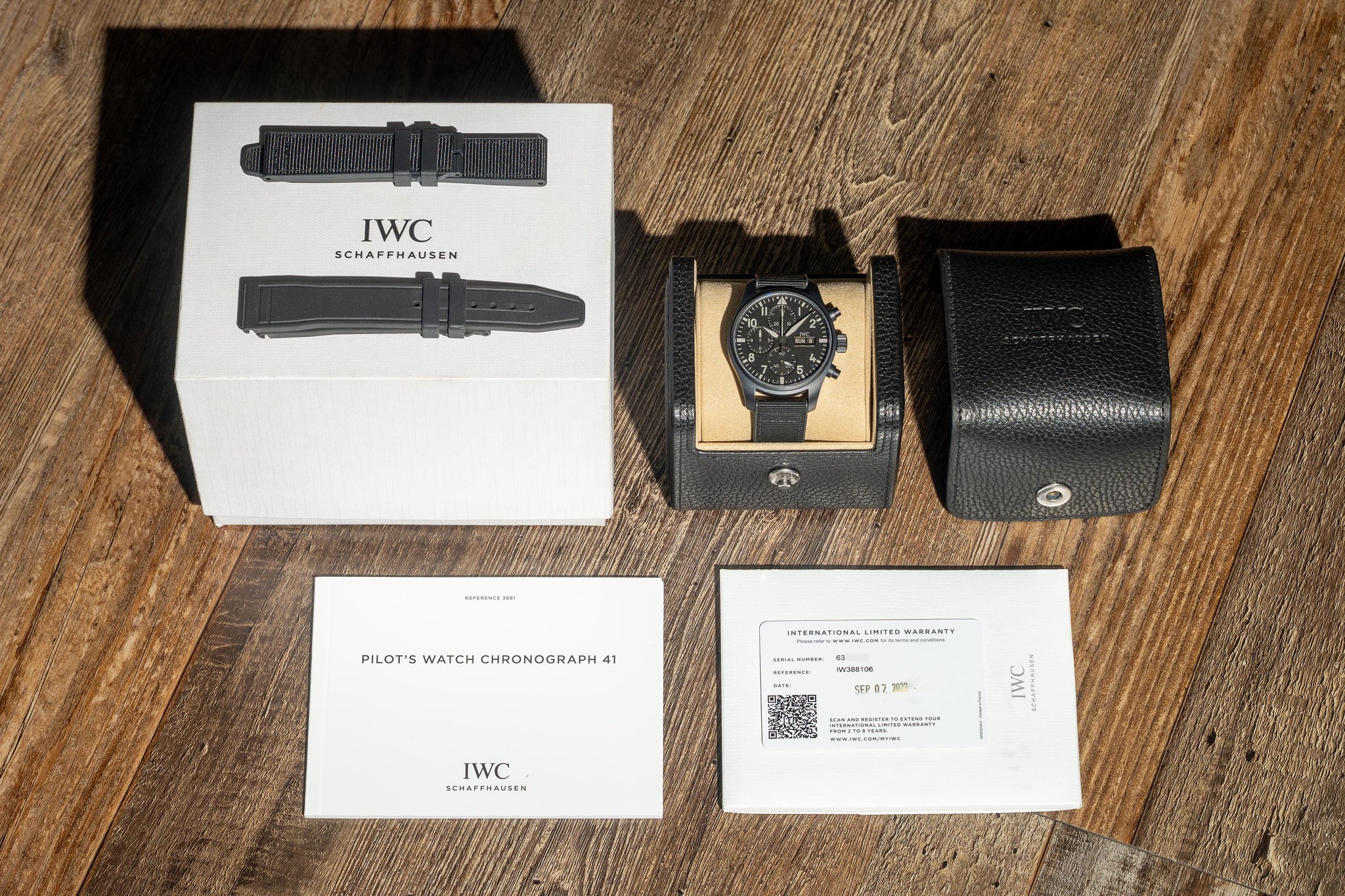 IWC Pilot Ceratanium Chronograph 41 Top Gun - IW388106 - Full Set ...