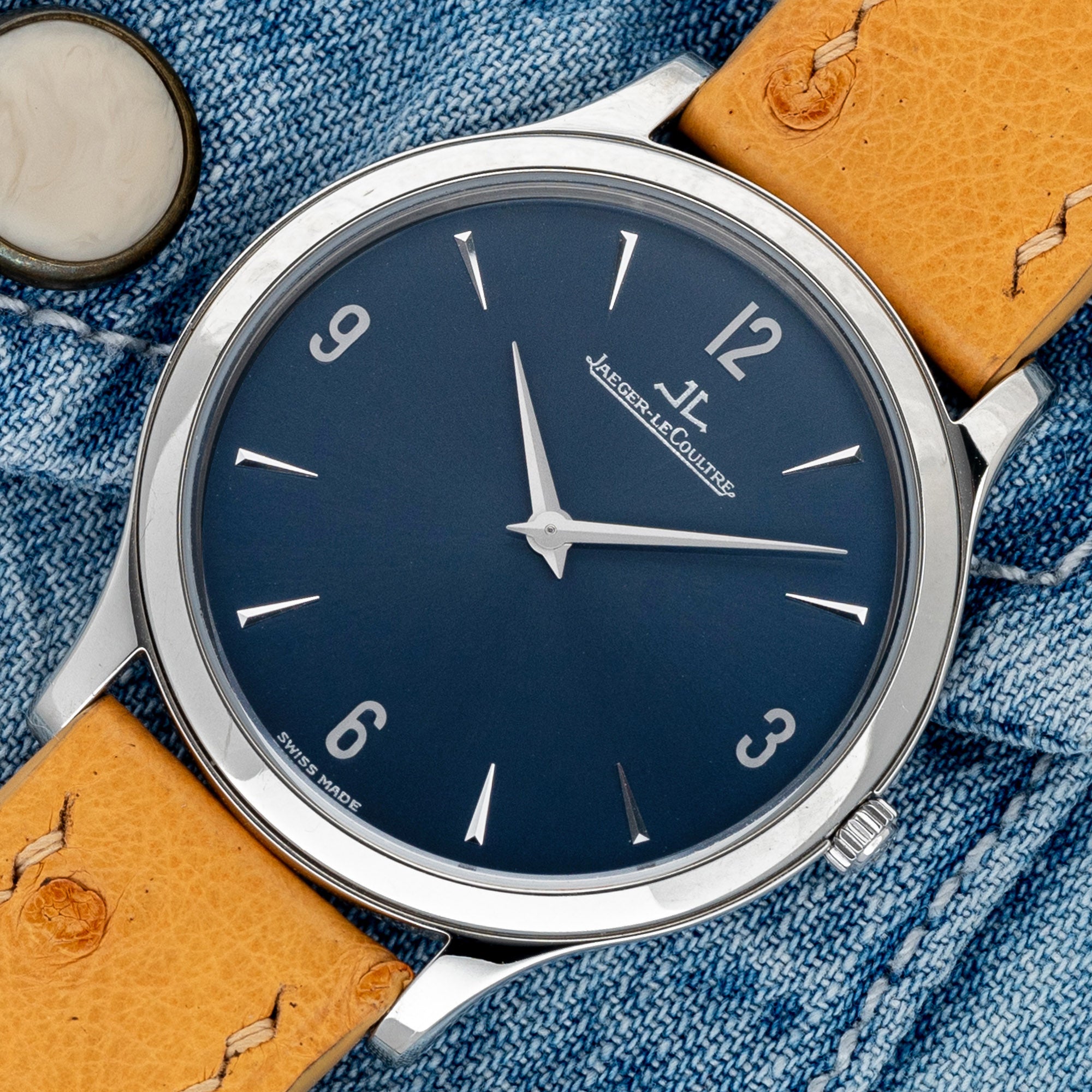 Jaeger Lecoultre Master Ultra Thin Platinum Limited Edition 250 Piece Collectors Corner NY
