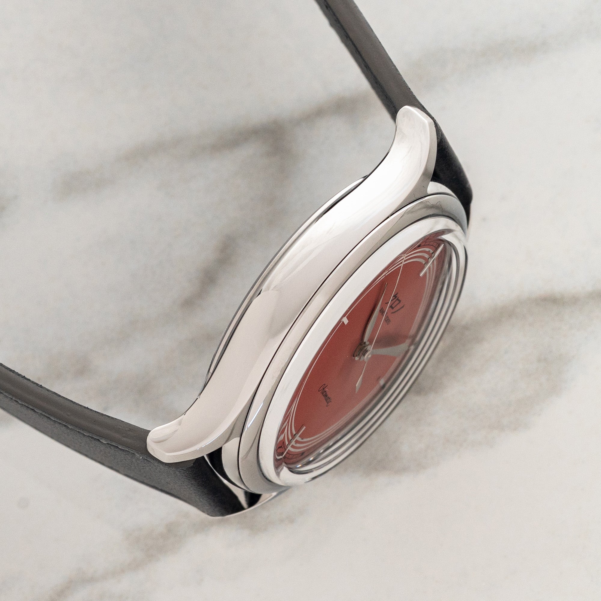 Kurono Tokyo Toki Automatic - Pink Salmon Dial - Full Set/Near Mint