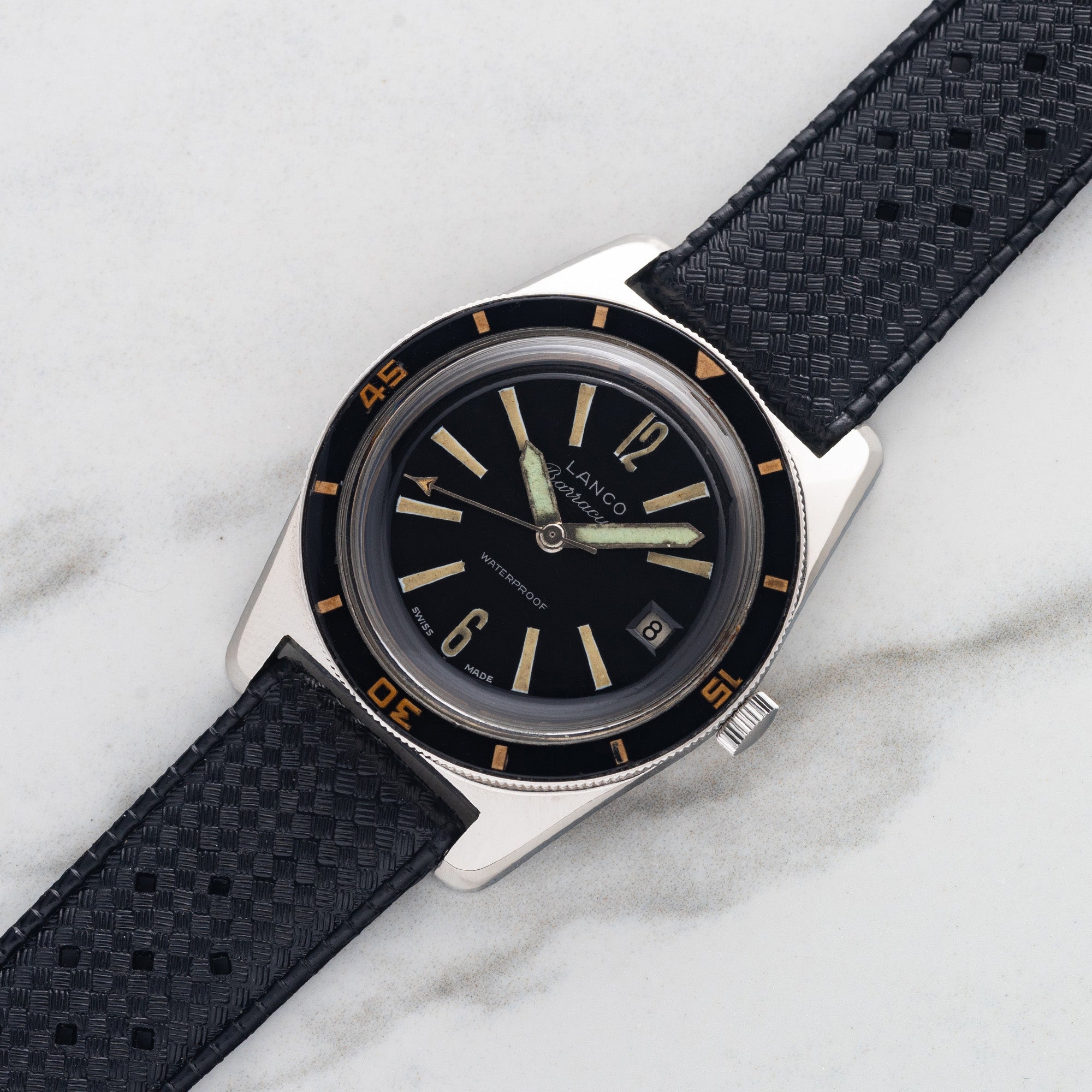 Lanco Barracuda Mk1 Skin Diver w/Gilt Dial & Bakelite Bezel
