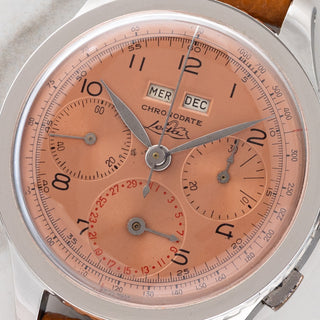 Leda Chronodate - w/"Salmon" Dial - Very Rare