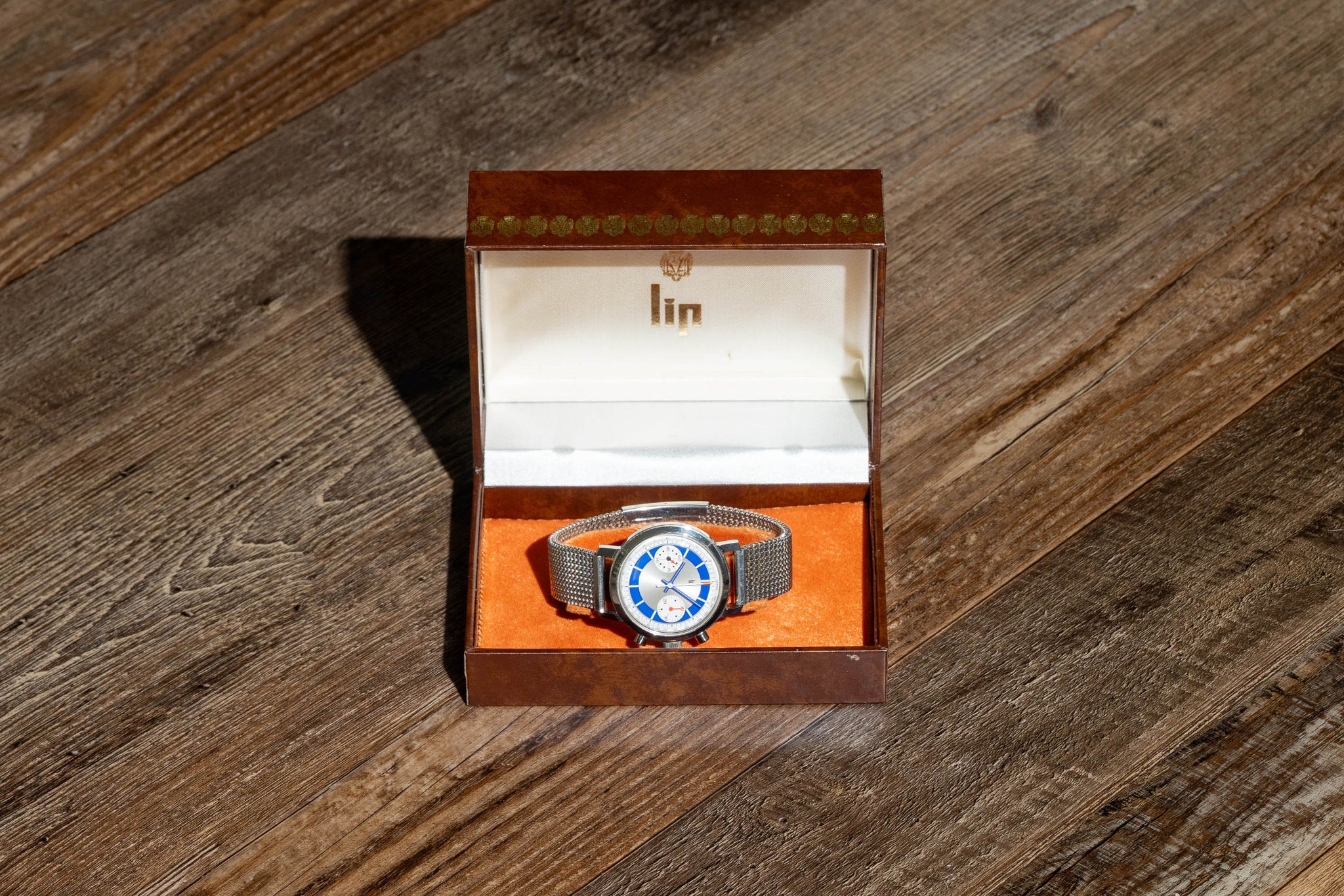 Lip Genève "Paul Newman" Chronograph - Box/*Unpolished* - Rare