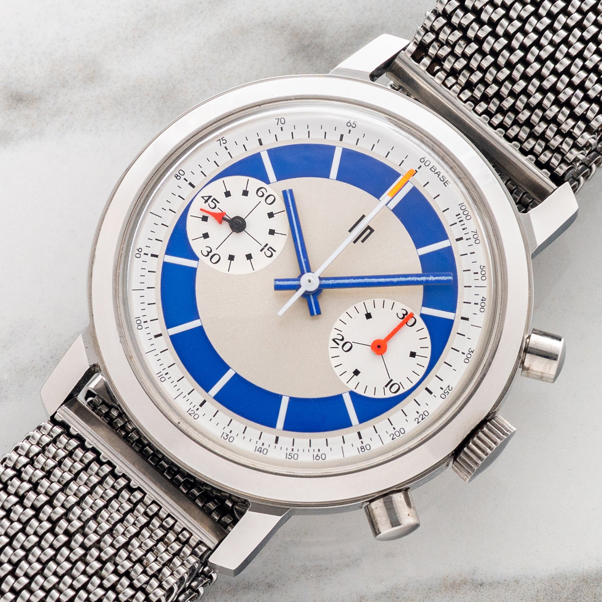 Lip Genève "Paul Newman" Chronograph - Box/*Unpolished* - Rare