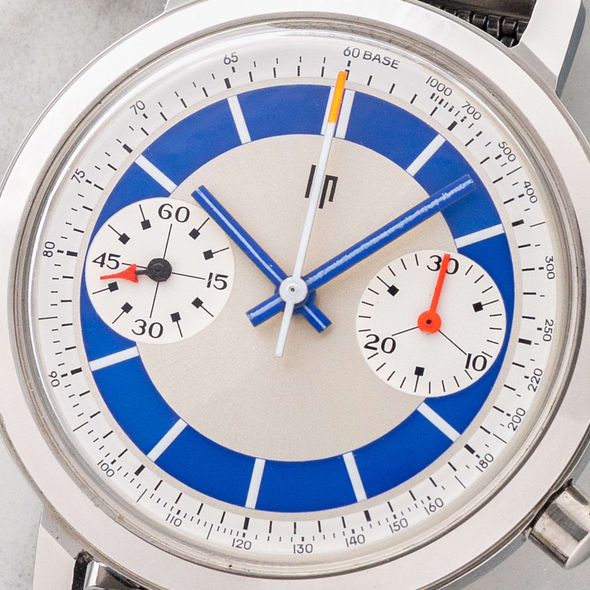 Lip Genève "Paul Newman" Chronograph - Box/*Unpolished* - Rare