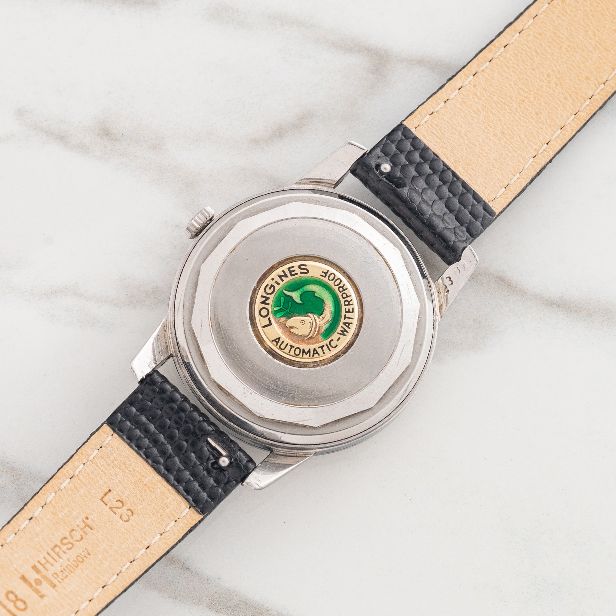 Longines Comet w/Black Gloss Gilt Dial - Very Rare/*Unpolished*