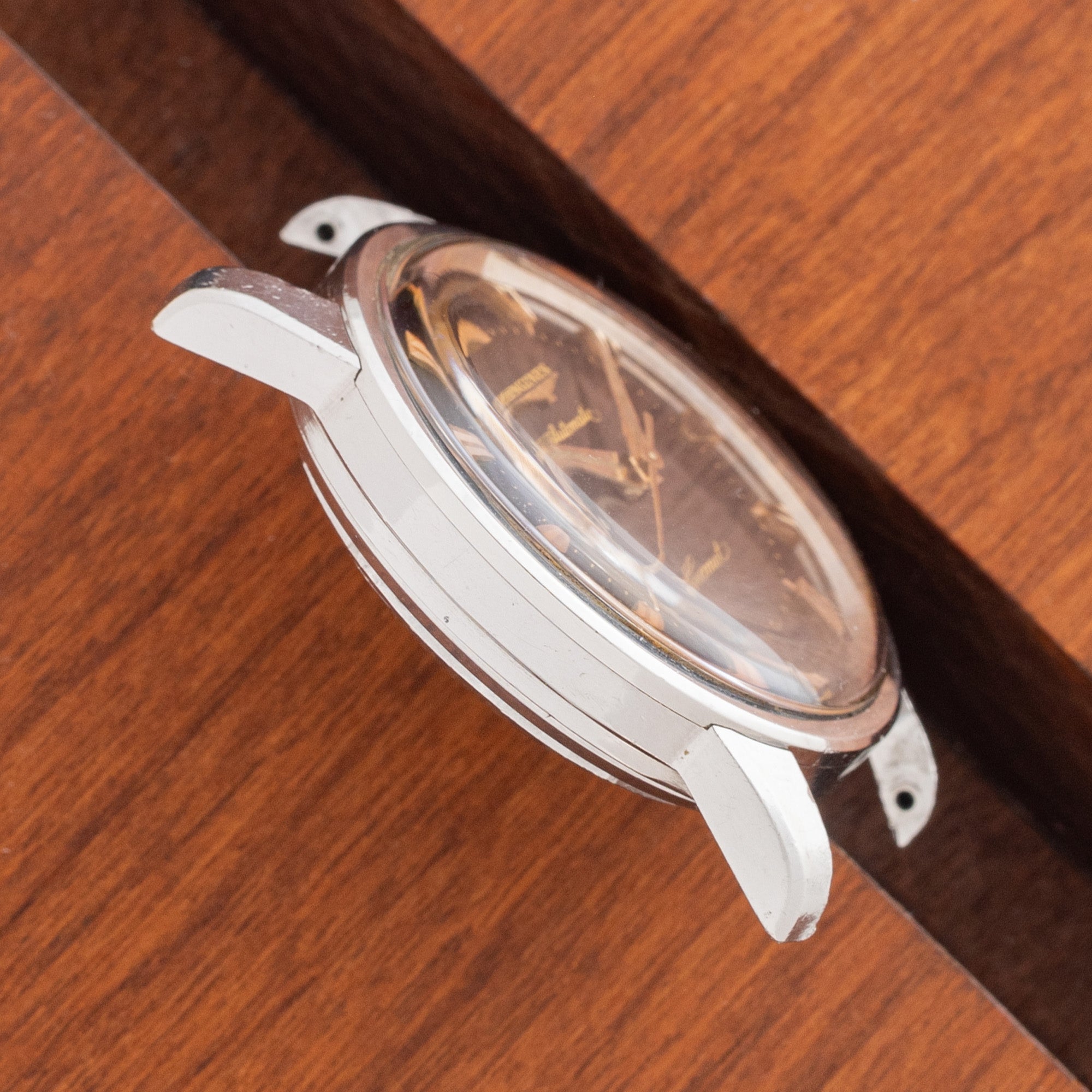 Longines Comet w/Black Gloss Gilt Dial - Very Rare/*Unpolished*