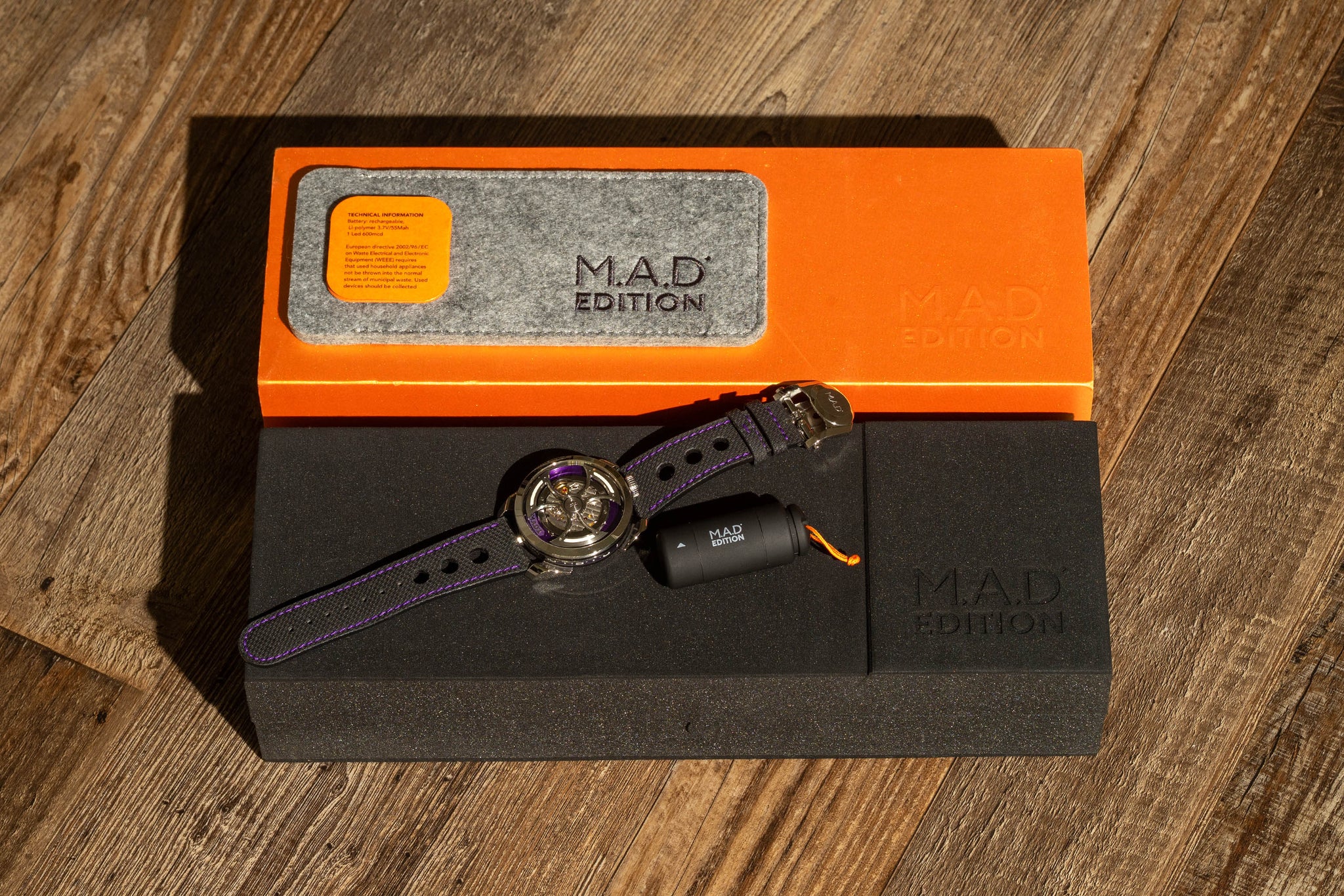 MB&F M.A.D.1 S Purple Limited Edition - Full Set/Near Mint