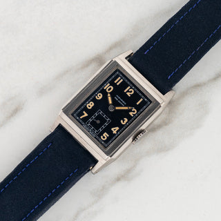Movado Tank Ultraplan w/Black Gilt Dial - Near Mint (1940s)
