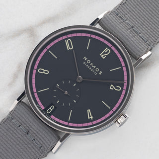 Nomos Tangente 38 Date Tiefseegrau 179.S19 - Full Set