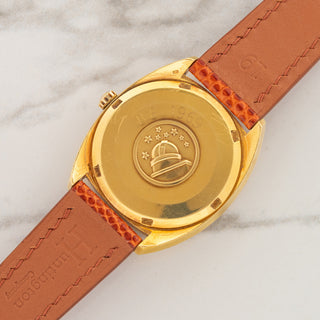 Omega Constellation w/"Linen" Dial - 18k Yellow Gold - *Unpolished*