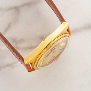Omega Constellation w/"Linen" Dial - 18k Yellow Gold - *Unpolished*