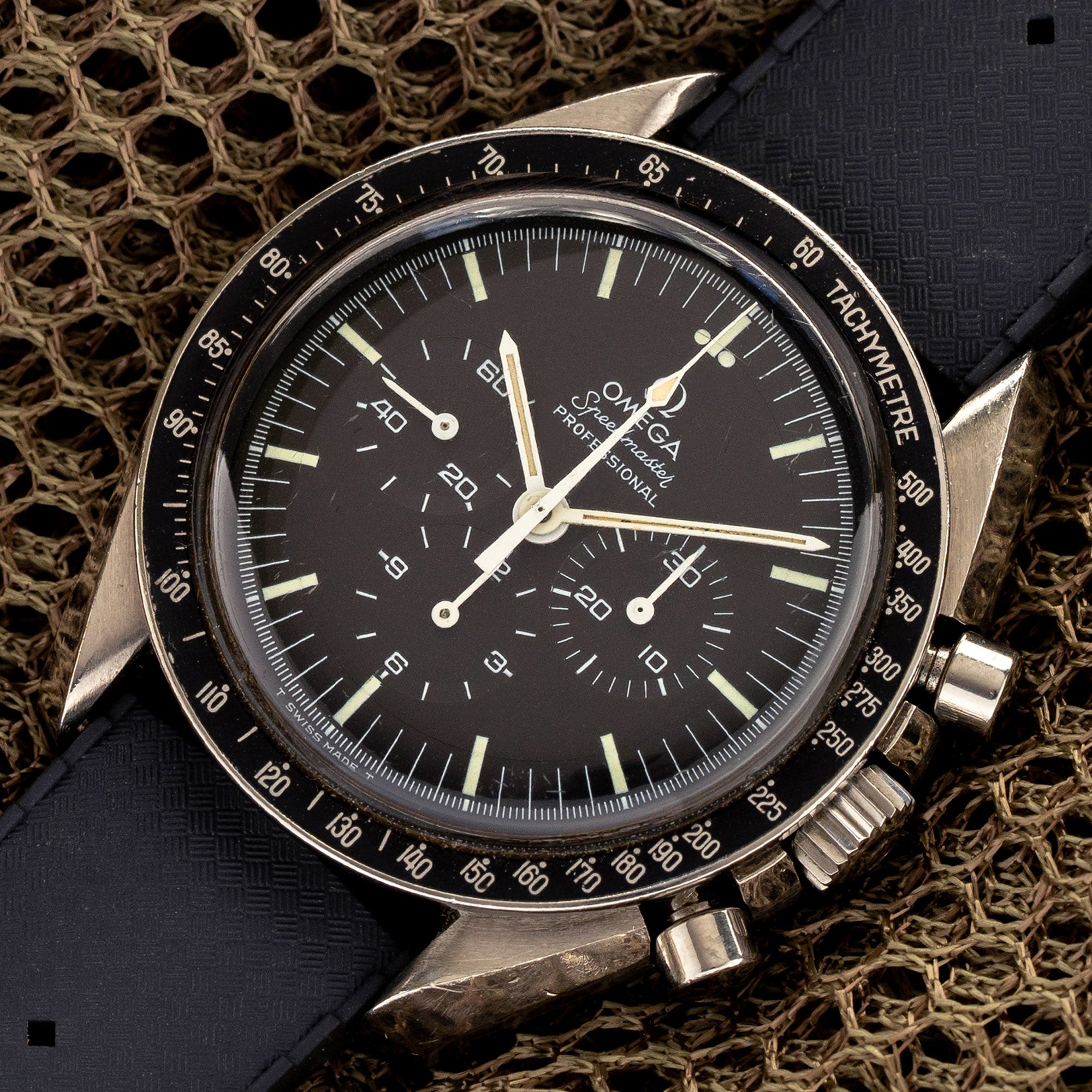 Omega Speedmaster Professional 145.022 Straight Writing Unpolished