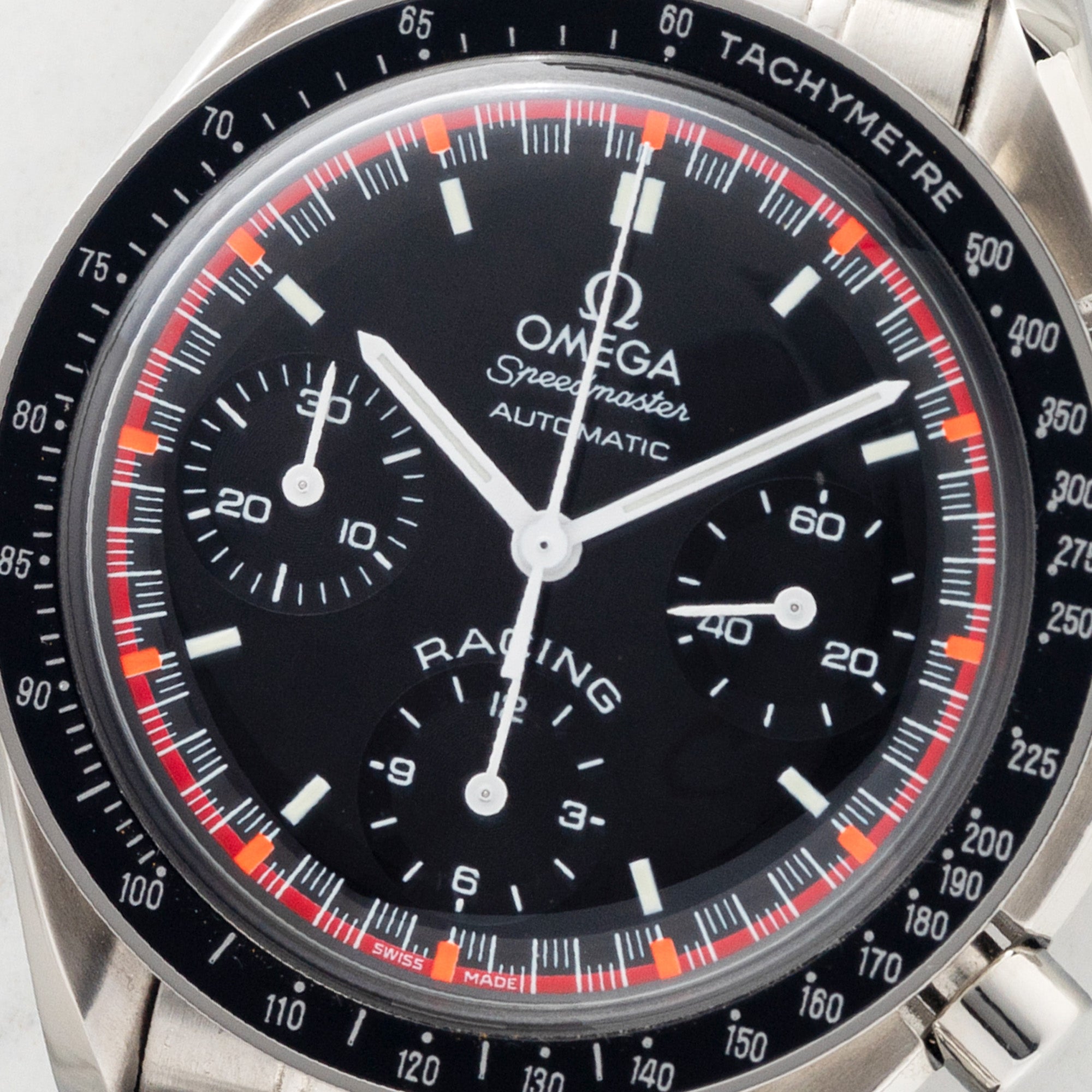 Omega Speedmaster Schumacher 3518.50 - Full Set - New Old Stock/Factory Sticker