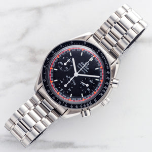 Omega Speedmaster Schumacher 3518.50 - Full Set - New Old Stock/Factory Sticker