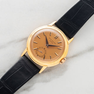 Patek Philippe Calatrava 2455R "Pink On Pink" - Service & Archive Papers