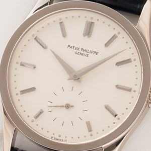 Patek Philippe Calatrava 3796G - Silver Dial - Archive Papers