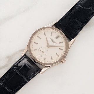 Patek Philippe Calatrava 3796G - Silver Dial - Archive Papers
