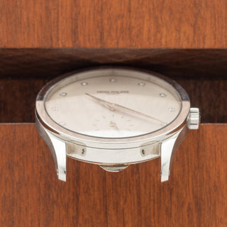 Patek Philippe Calatrava 3796P Platinum w/Diamond Dial - Very Rare/*Unpolished*