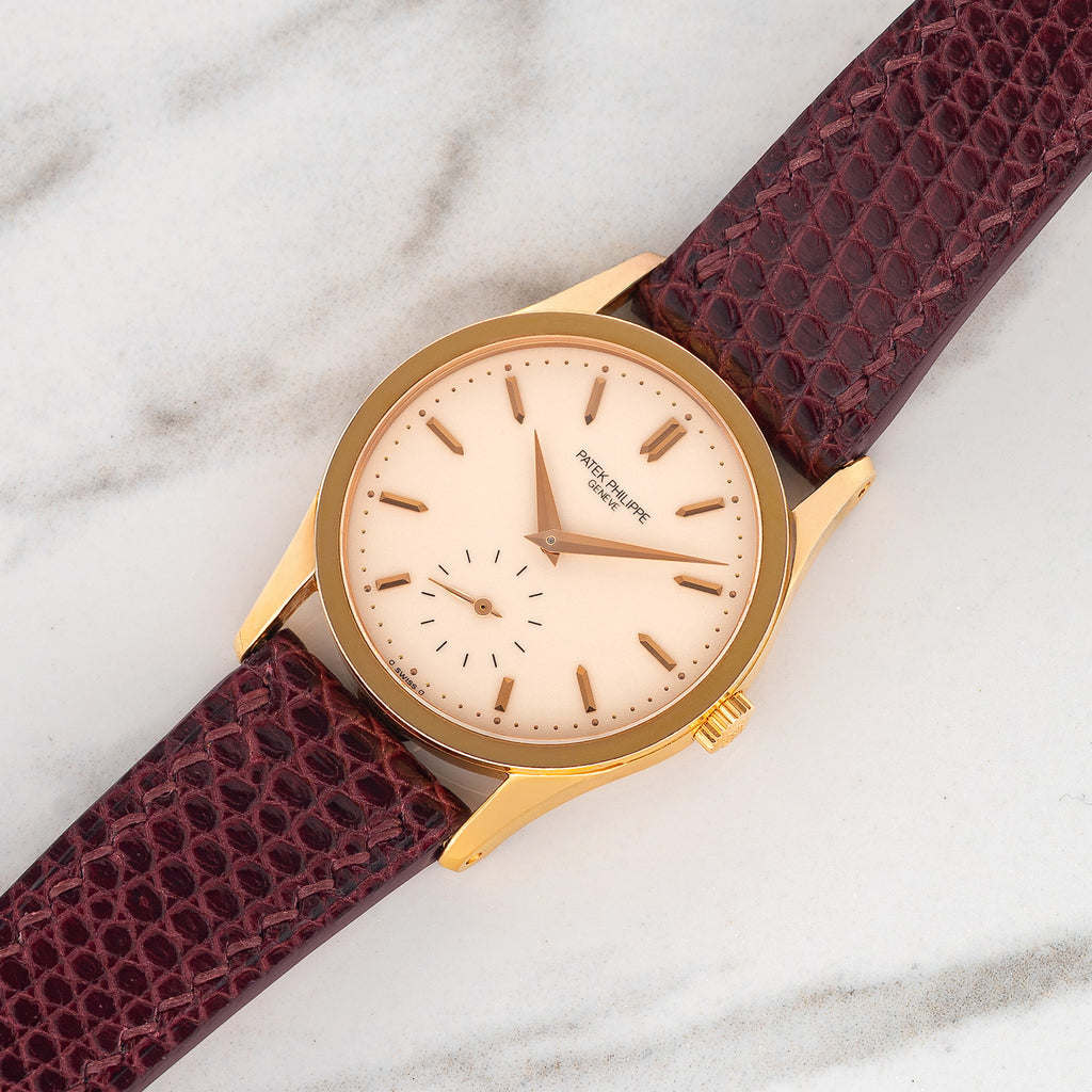 Patek Philippe Calatrava 3796R w/Cream Dial - Archive Papers ...