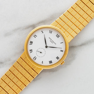 Patek Philippe Calatrava 3919/10J w/Hobnail Bracelet - *Unpolished*