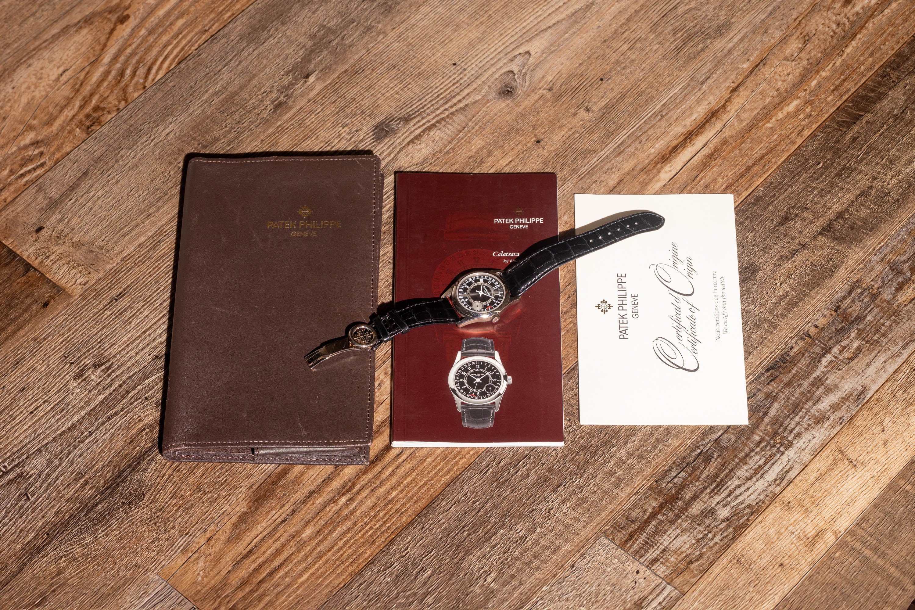Patek Philippe Calatrava 6000G Pointer Date - Original Papers