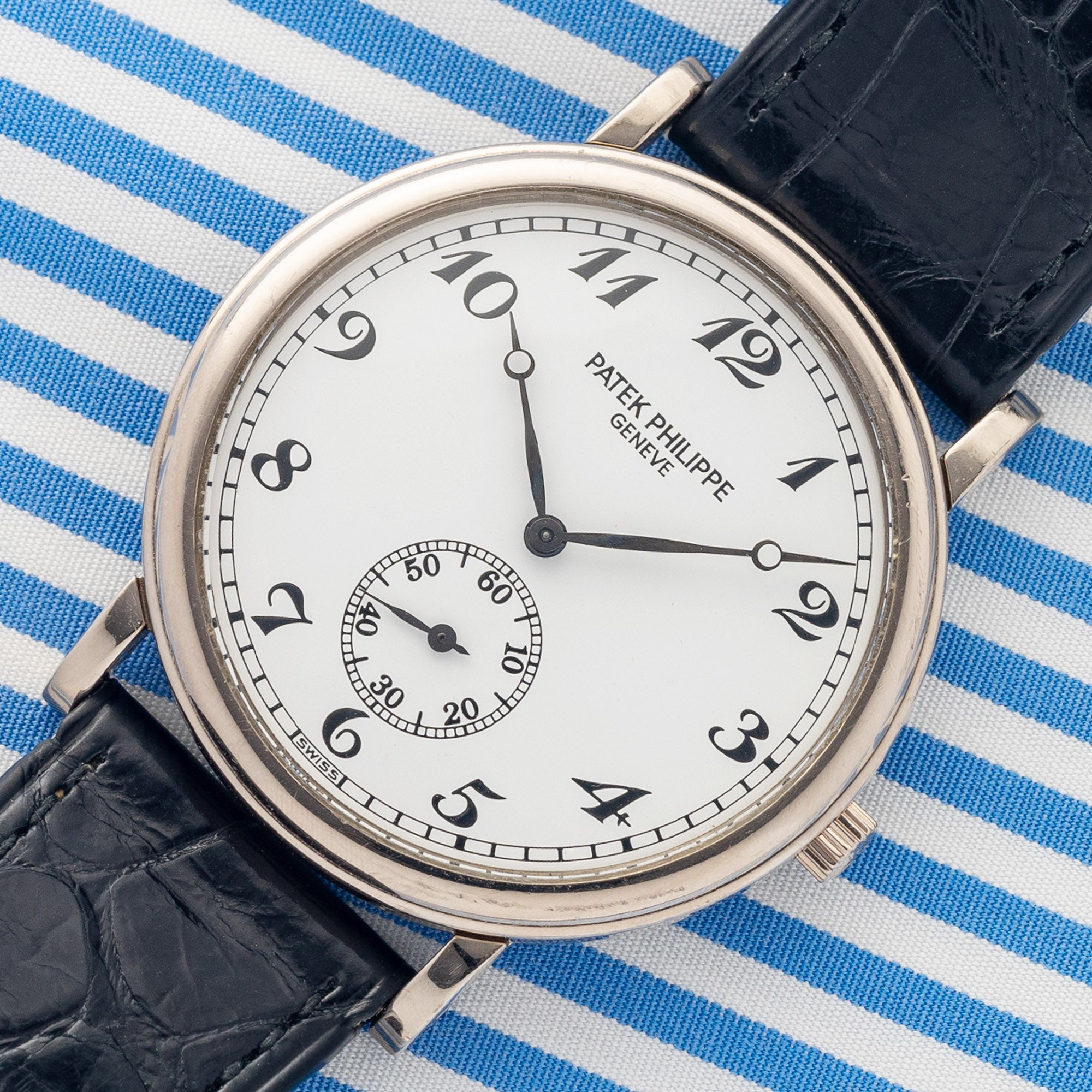 Patek Philippe Calatrava 5022G w Breguet Numerals 18k White Gold Collectors Corner NY