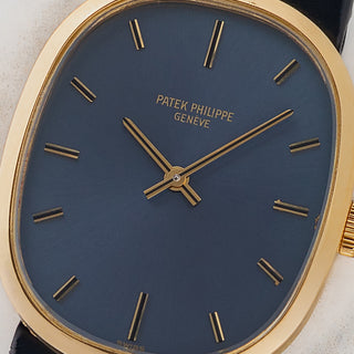 Patek Philippe Ellipse 3548 Ellipse w/Blue Dial & Gold Font