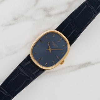 Patek Philippe Ellipse 3548 Ellipse w/Blue Dial & Gold Font