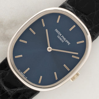 Patek Philippe Ellipse 3848G w/Blue Dial - Full Set/*Unpolished*