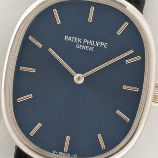 Patek Philippe Ellipse 3848G w/Blue Dial - Full Set/*Unpolished*