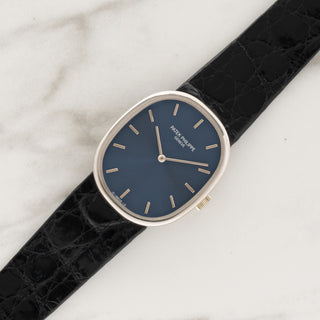 Patek Philippe Ellipse 3848G w/Blue Dial - Full Set/*Unpolished*