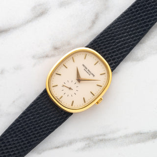 Patek Philippe Ellipse 3948J - "Time Only Manual" w/Enamel Dial - Very Rare