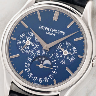 Patek Philippe Perpetual Calendar 5140P w/Blue Dial - Full Set/Original Papers