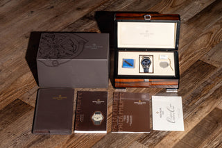 Patek Philippe Perpetual Calendar 5140P w/Blue Dial - Full Set/Original Papers