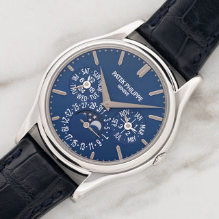 Patek Philippe Perpetual Calendar 5140P w/Blue Dial - Full Set/Original Papers