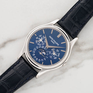 Patek Philippe Perpetual Calendar 5140P w/Blue Dial - Full Set/Original Papers