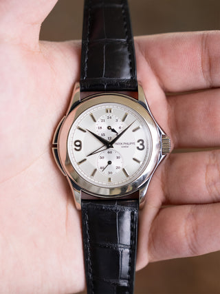 Patek Philippe Calatrava Travel Time 5134G at Collectors Corner NY