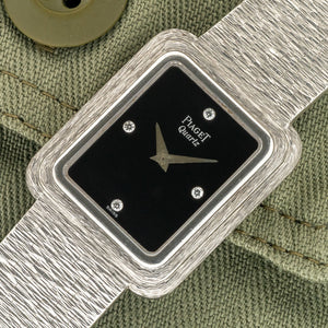 Piaget Protocole 74101 w/Onyx Stone & Diamond Dial - *Unpolished*