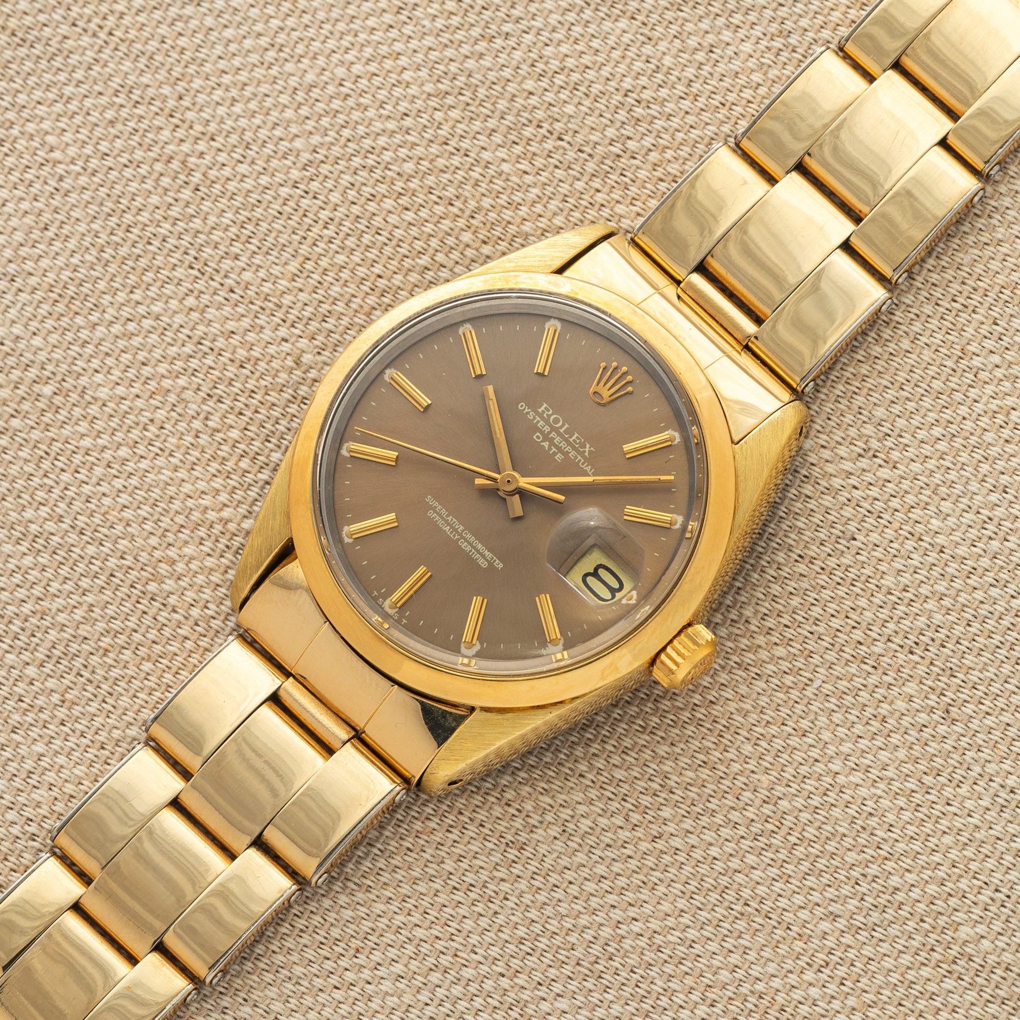 Gold plated rolex deals